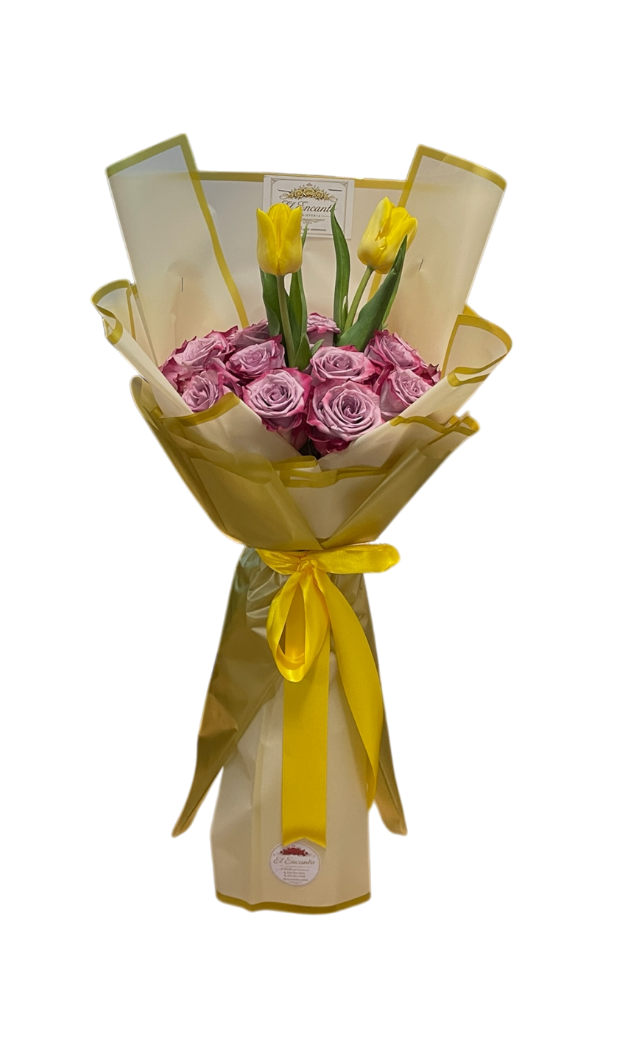 Bouquet Tulirose